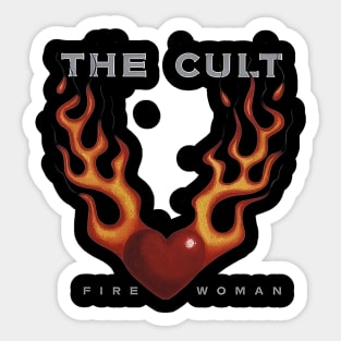 the cult band heart Sticker